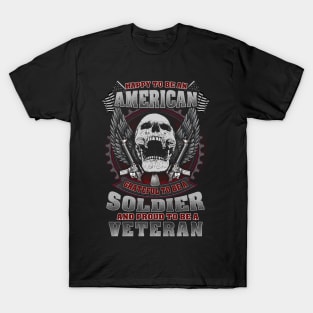 U.S Soldier Veteran military gift patriotic army T-Shirt T-Shirt